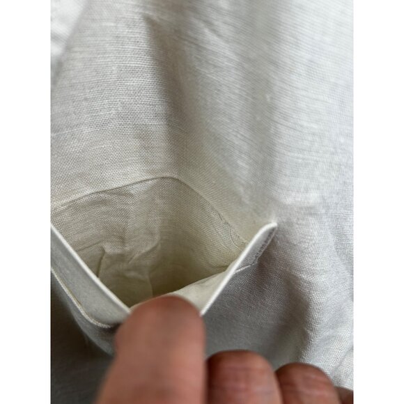 ANDREW FEZZA Men’s‎ Coastal Casual Summerwear Cream Linen Blend Blazer XL - Picture 8 of 11